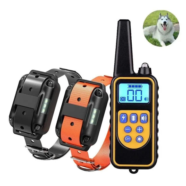 Rechargeable Dog Training Collar – Waterproof with Remote Control