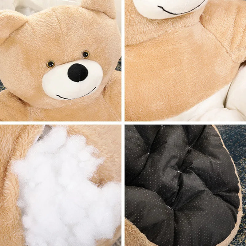 Super Soft Cozy Bear Hug Pet Bed