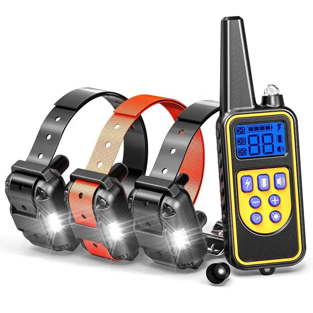 Rechargeable Dog Training Collar – Waterproof with Remote Control