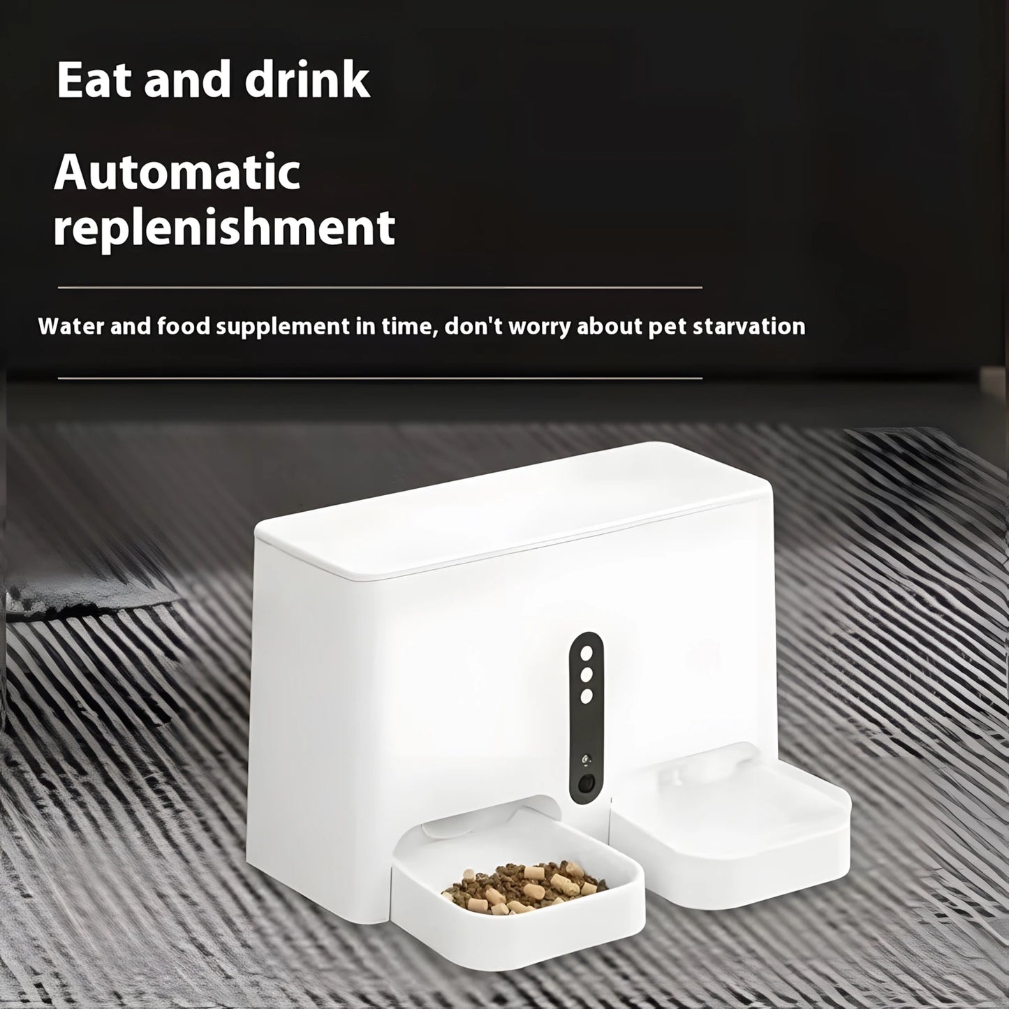 2-in-1 Smart Pet Feeder & Water Fountain – WiFi Camera & App Control