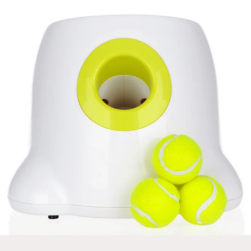 Automatic Dog Ball Launcher – Fun Tennis Thrower for Small Pets