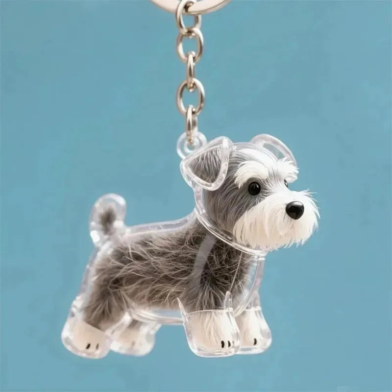 Dog & Cat Fur Keychain – Capsule Pendant for Pet Keepsakes