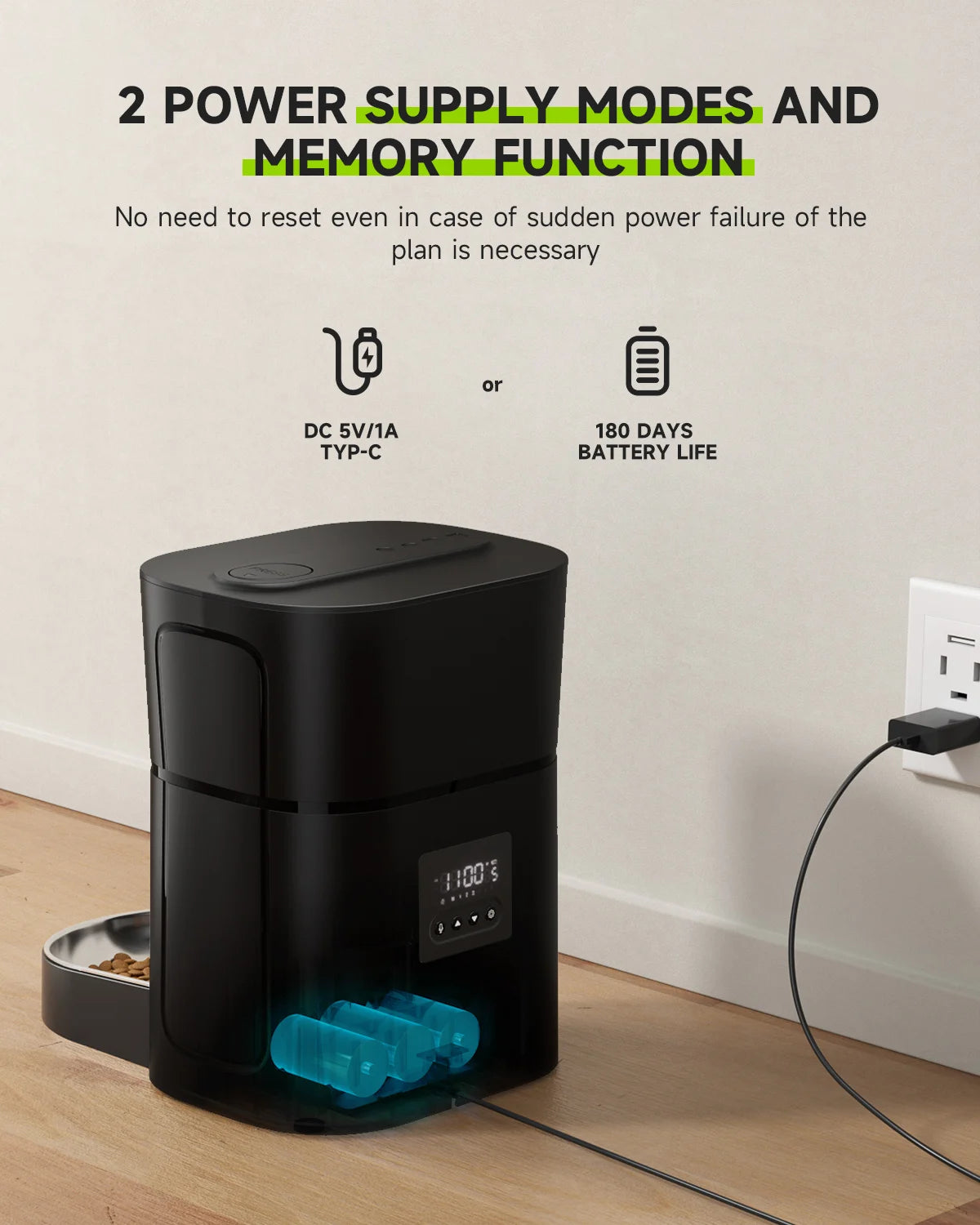 Smart Automatic Pet Feeder – WiFi Remote Control Food Dispenser