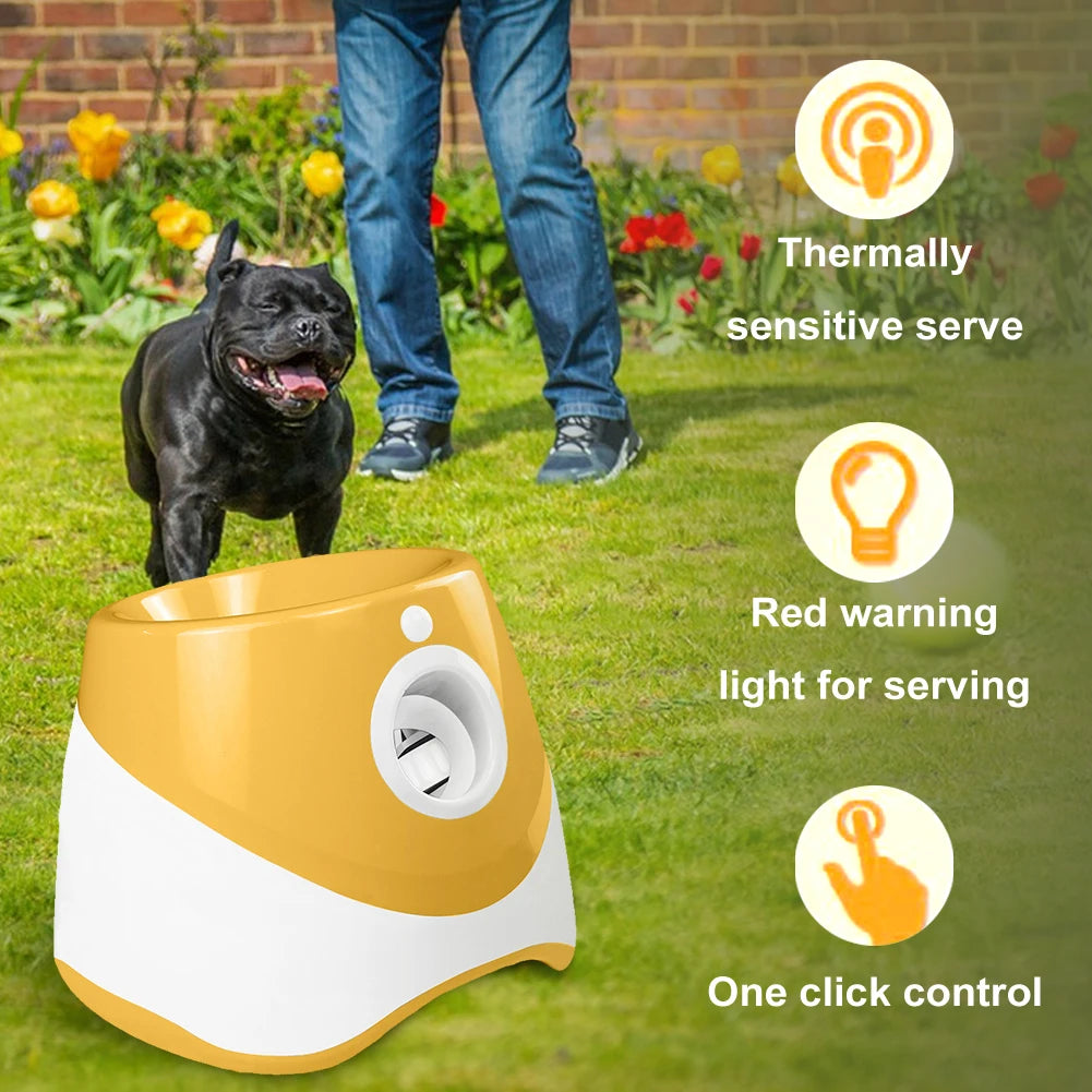 Automatic Dog Tennis Ball Launcher – Rechargeable Interactive Toy