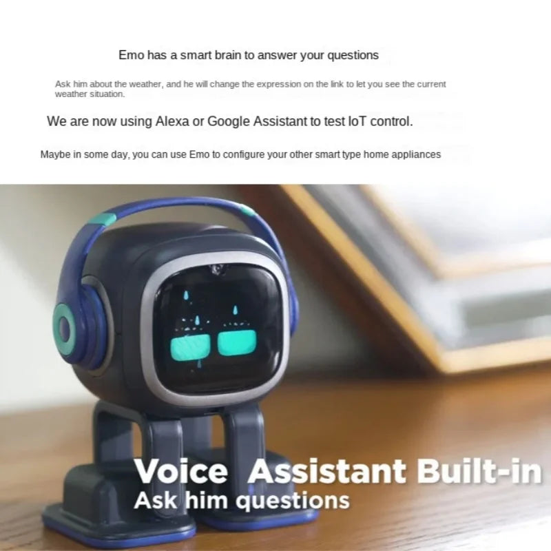 EMO Smart Robot Pet – Interactive AI Companion Toy for Adults & Kids