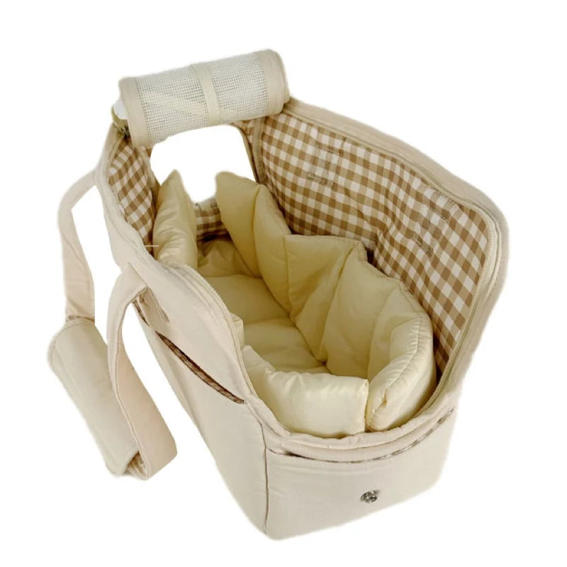 Portable Pet Carrier Bag – Shoulder Handbag for Small Dogs & Cats