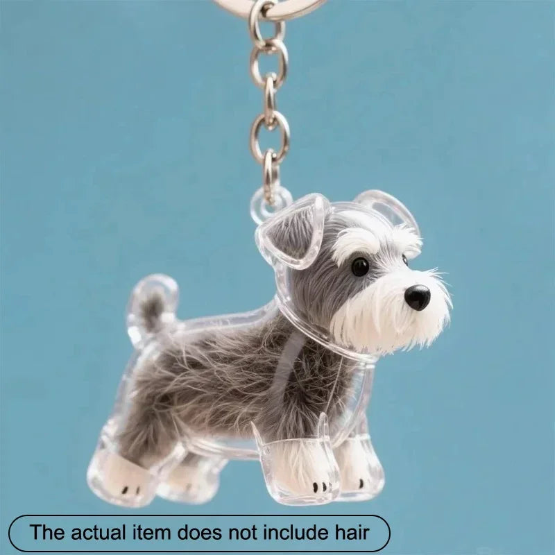 Dog & Cat Fur Keychain – Capsule Pendant for Pet Keepsakes