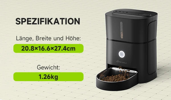 Smart Automatic Pet Feeder – WiFi Remote Control Food Dispenser