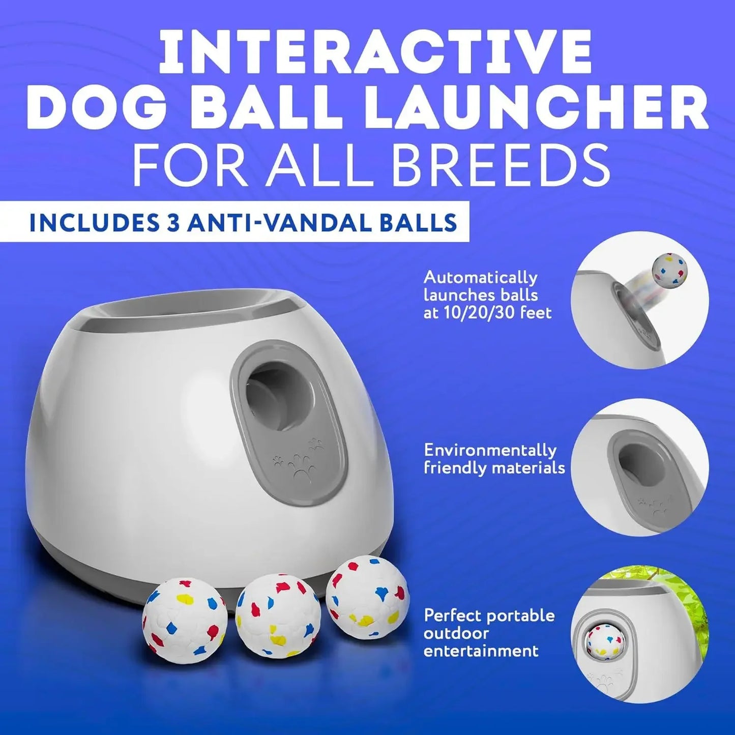 Automatic Dog Ball Thrower – Interactive Fetch & Play Toy