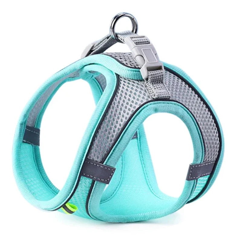 Reflective Pet Harness & Leash Set – Adjustable, Breathable for Cats & Dogs