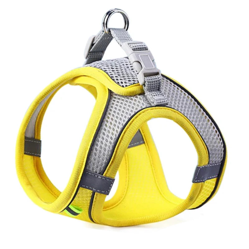 Reflective Pet Harness & Leash Set – Adjustable, Breathable for Cats & Dogs