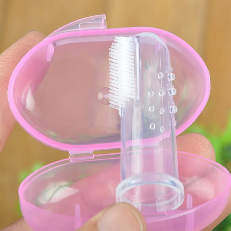 Super Soft Dog & Cat Finger Toothbrush – Gentle Dental Care
