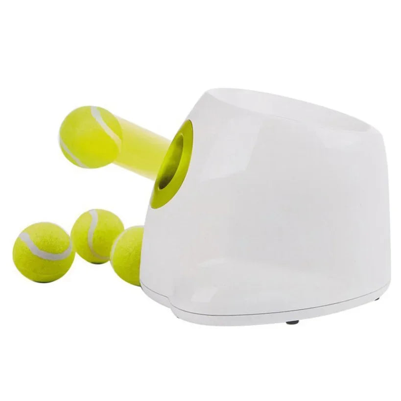 Automatic Dog Ball Launcher – Fun Tennis Thrower for Small Pets