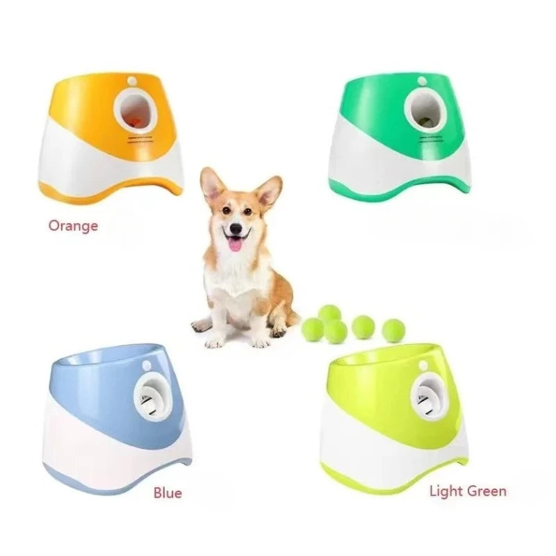 Automatic Dog Tennis Ball Launcher – Rechargeable Interactive Toy
