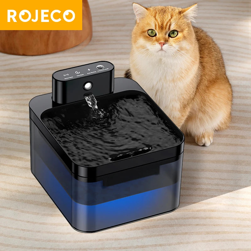 Smart Pet Water Fountain – Wireless Automatic Cat & Dog Dispenser