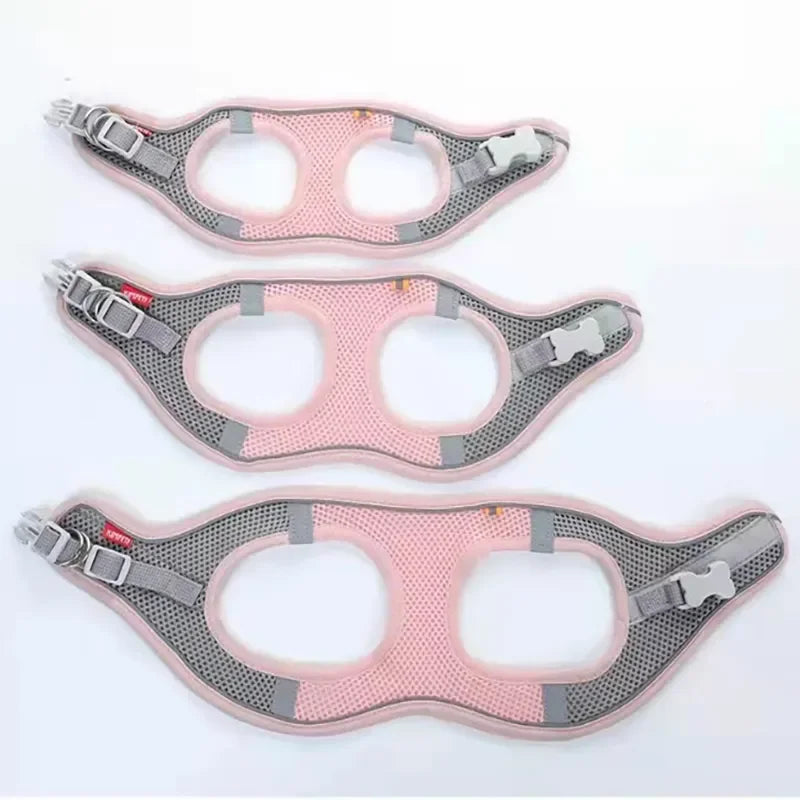 Reflective Pet Harness & Leash Set – Adjustable, Breathable for Cats & Dogs