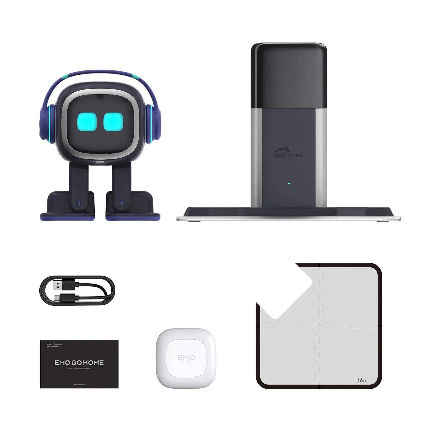 EMO Smart Robot Pet – Interactive AI Companion Toy for Adults & Kids