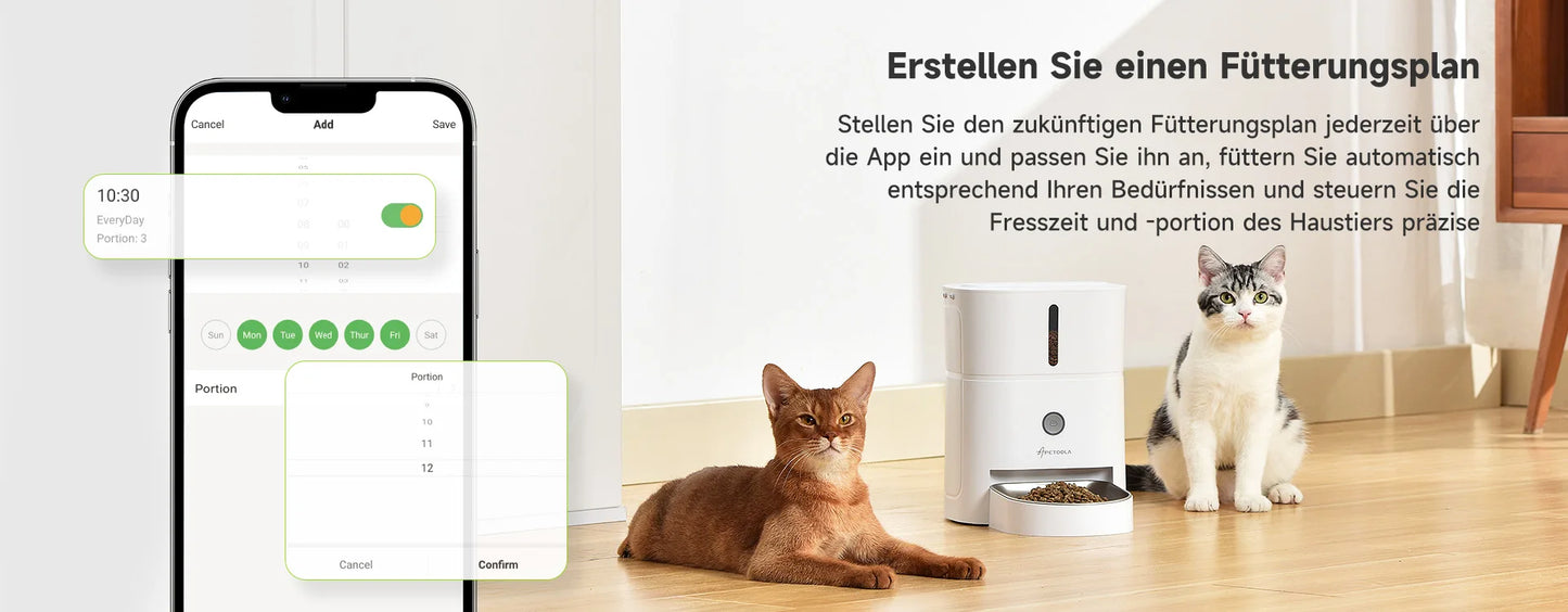 Smart Automatic Pet Feeder – WiFi Remote Control Food Dispenser