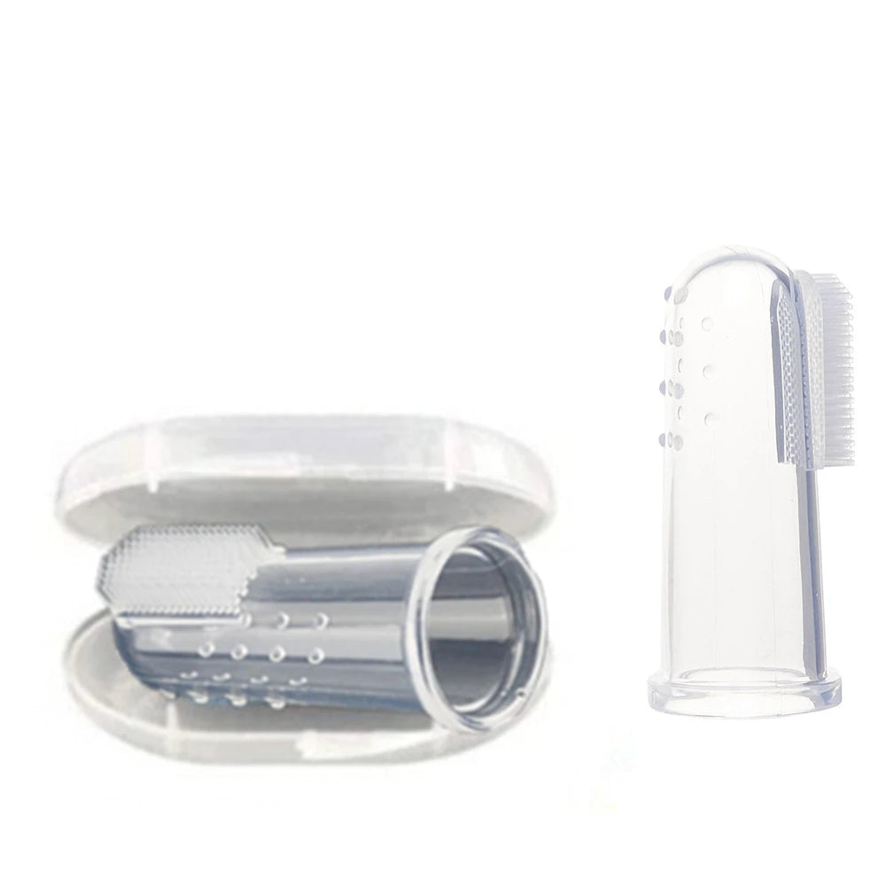 Super Soft Dog & Cat Finger Toothbrush – Gentle Dental Care