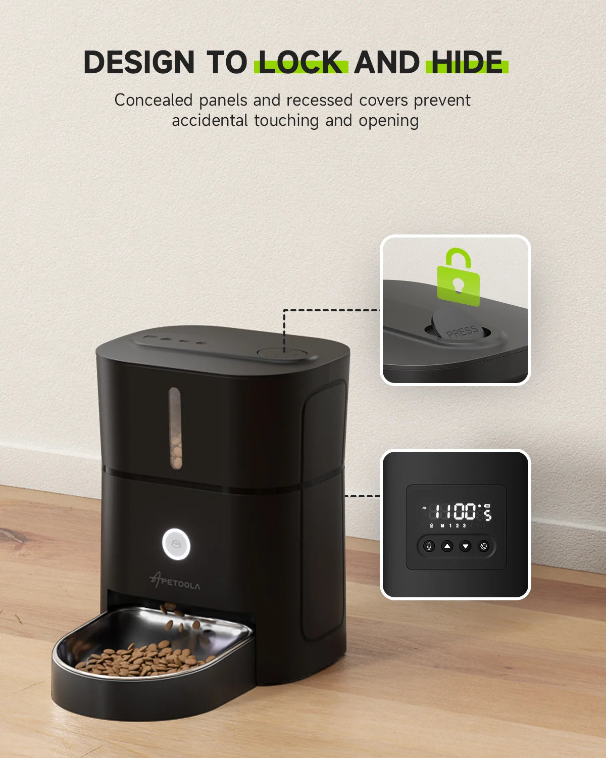 Smart Automatic Pet Feeder – WiFi Remote Control Food Dispenser