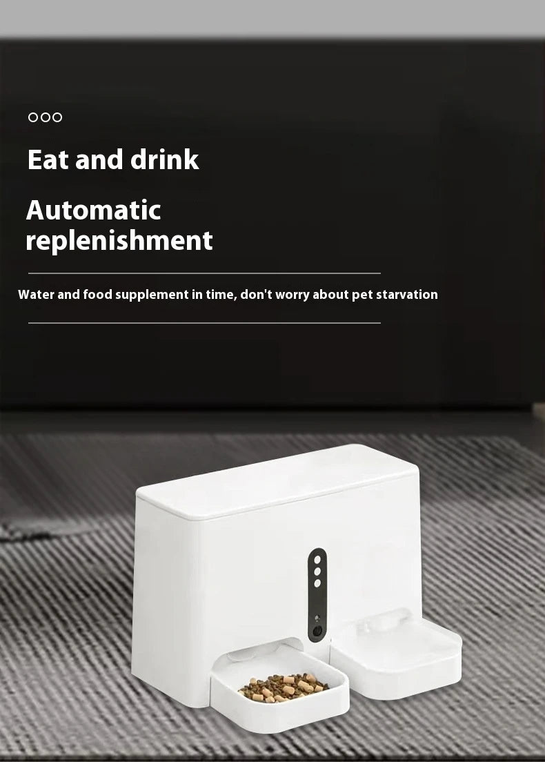 2-in-1 Smart Pet Feeder & Water Fountain – WiFi Camera & App Control
