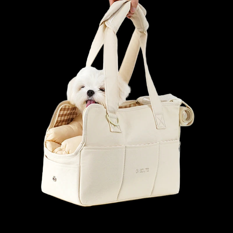 Portable Pet Carrier Bag – Shoulder Handbag for Small Dogs & Cats