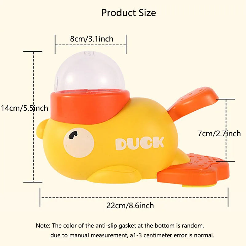 Interactive Pet Feeding Toy – Duck Design with Anti-Slip Base