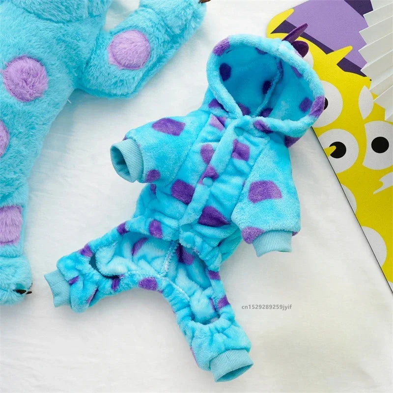 Warm Dog & Cat Hoodie – Cute Dino Design for Cold Weather