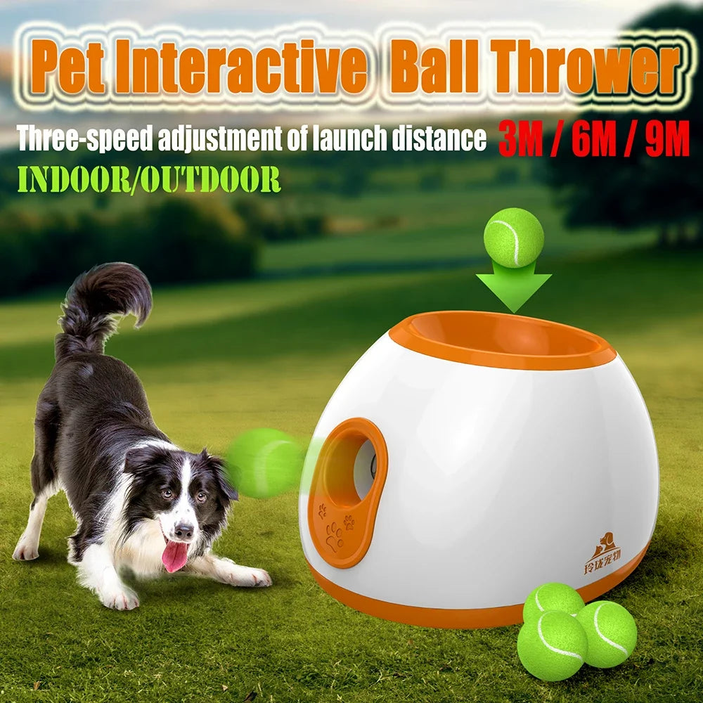 Automatic Dog Ball Thrower – Interactive Fetch & Play Toy