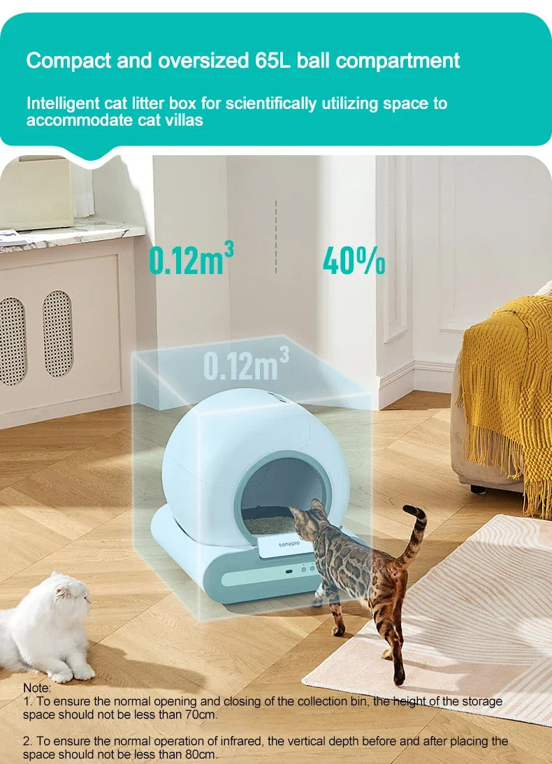 Automatic Self-Cleaning Cat Litter Box – Smart XL Sandbox