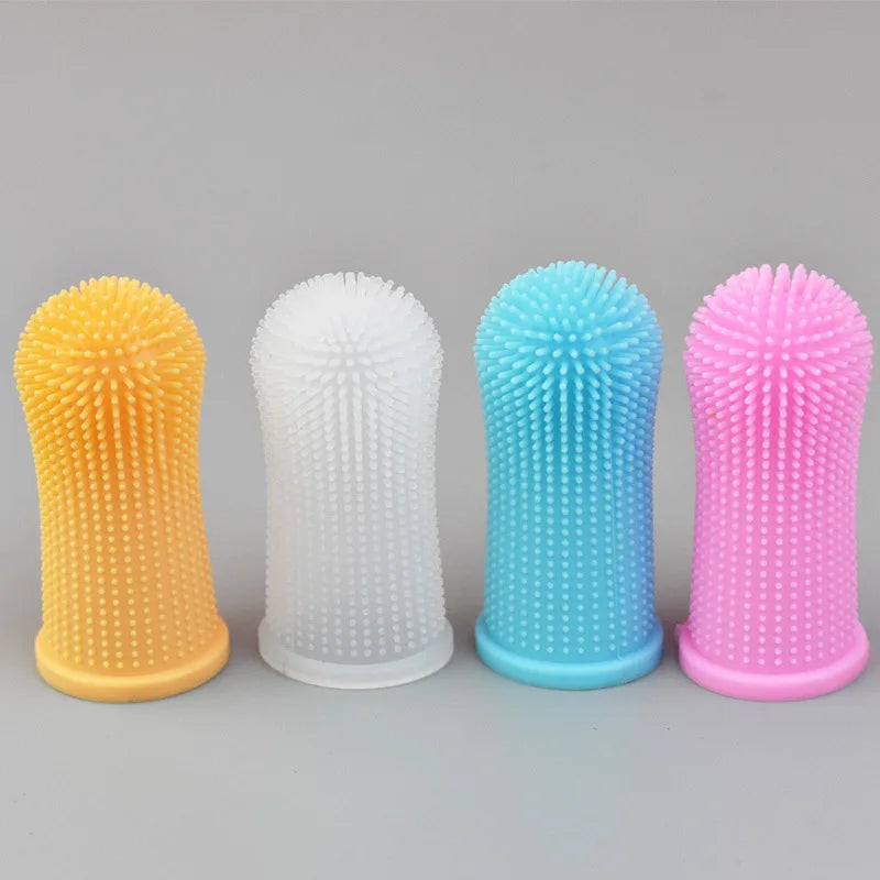 Super Soft Dog & Cat Finger Toothbrush – Gentle Dental Care