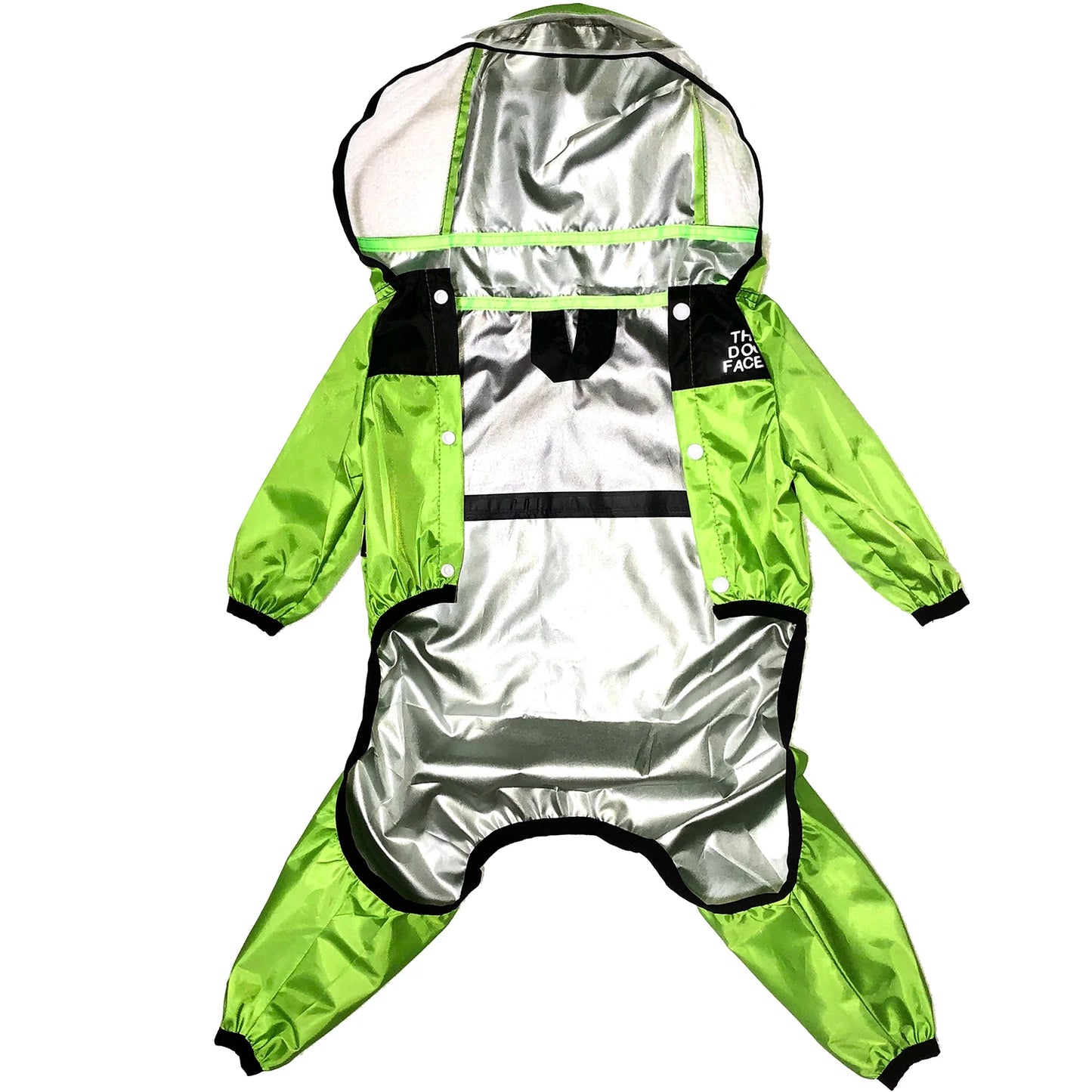 Pet Dog Raincoat Jumpsuit – Waterproof Pet Jacket with Hood