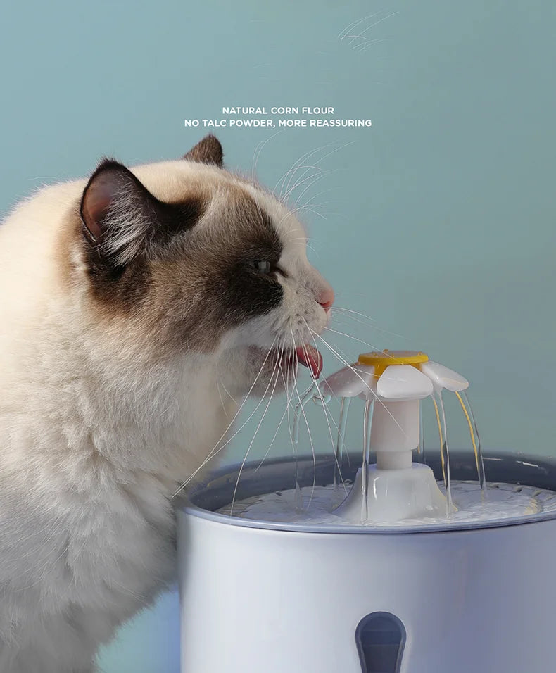 2.4L Automatic Pet Water Fountain – LED Cat & Dog Dispenser with Filters