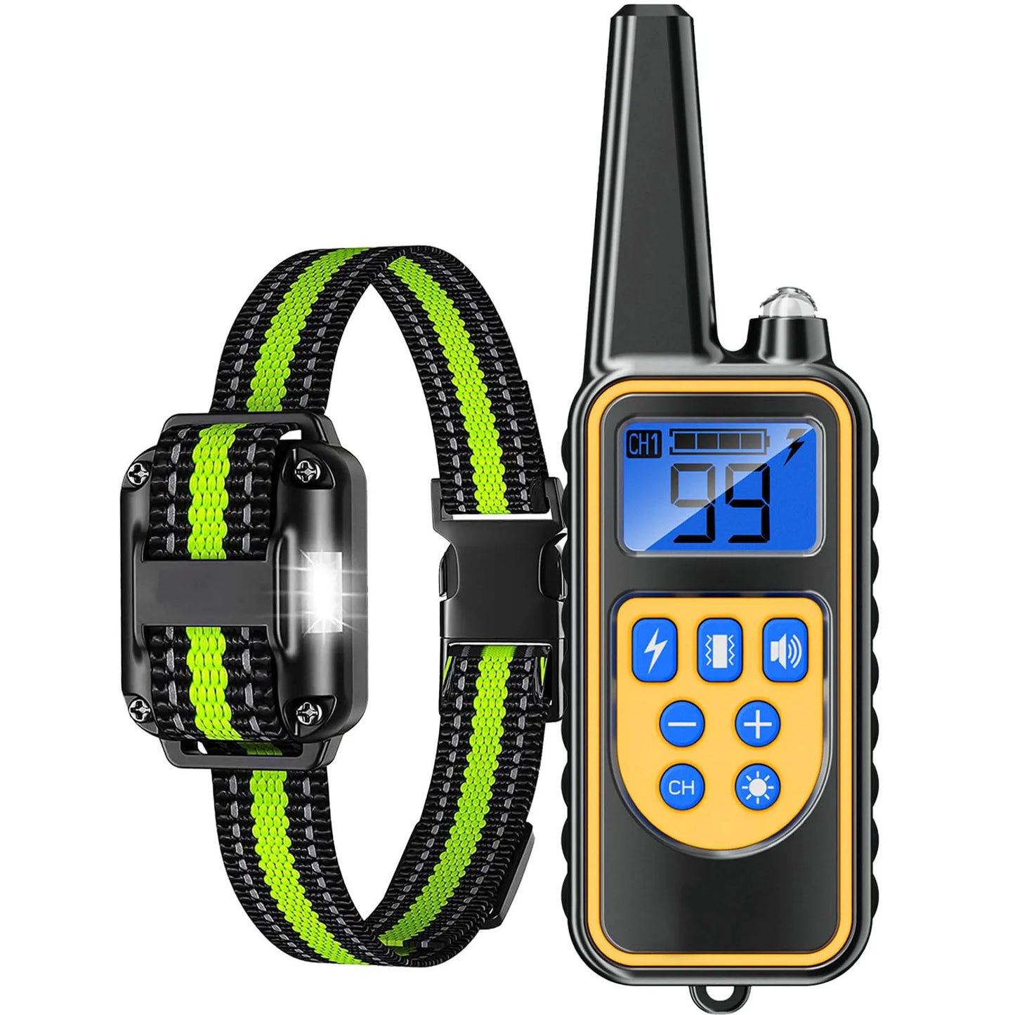 Rechargeable Dog Training Collar – Waterproof with Remote Control