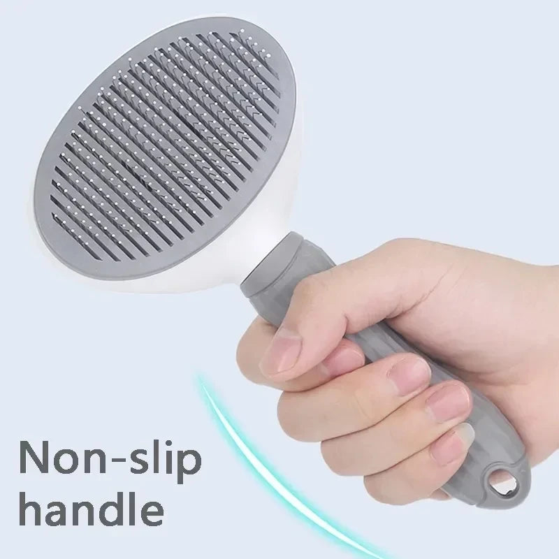 Pet Grooming Brush – Easy Clean Comb for Dogs & Cats