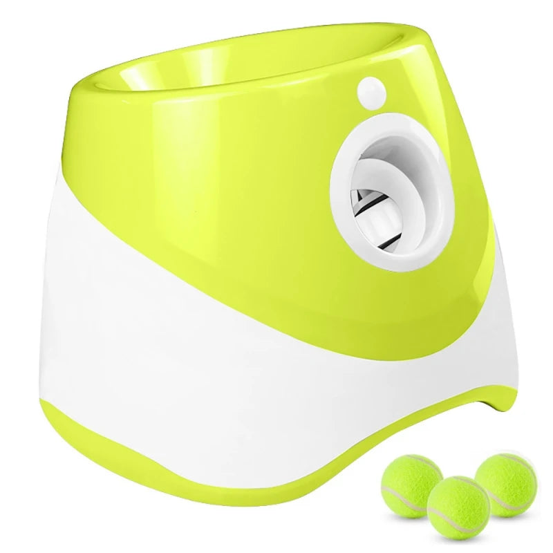 Automatic Dog Tennis Ball Launcher – Rechargeable Interactive Toy