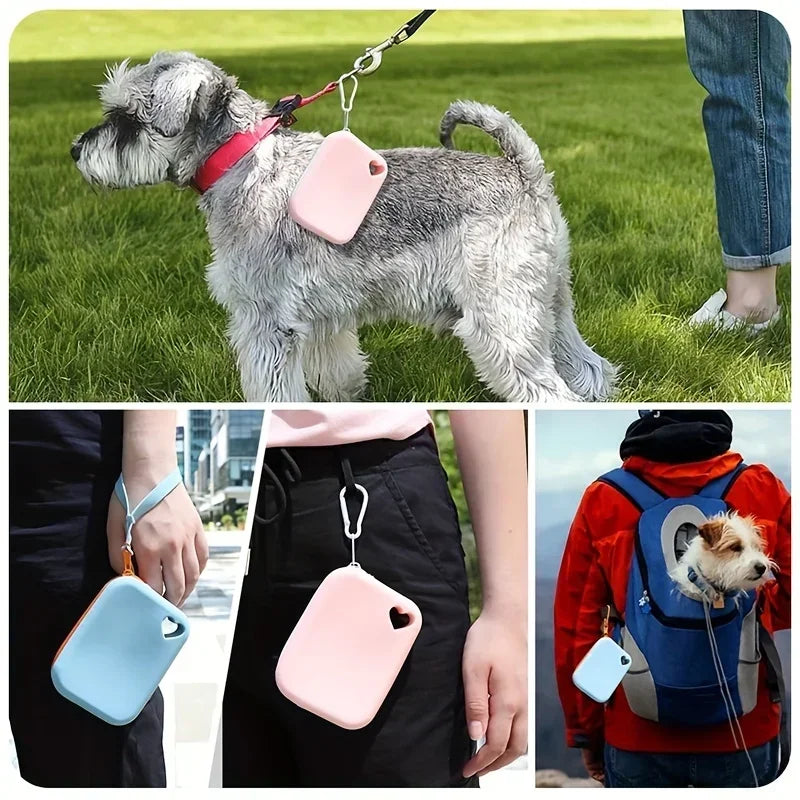 Portable Silicone Dog Treat Pouch – Leak-Proof Training Bag