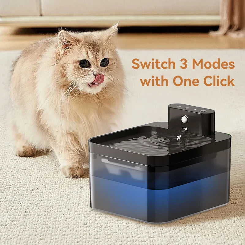 Smart Pet Water Fountain – Wireless Automatic Cat & Dog Dispenser