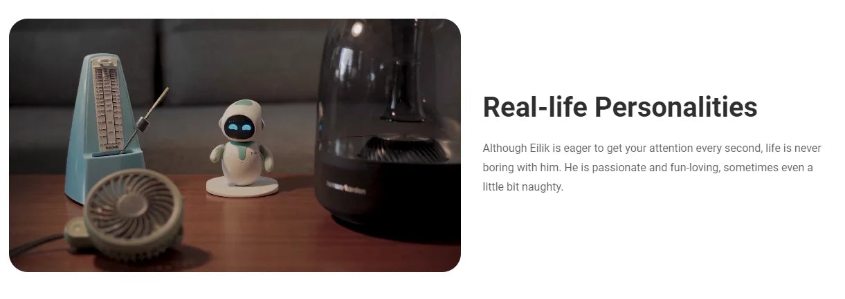 Eilik Smart Pet Robot – Interactive AI Companion Toy for Kids & Adults