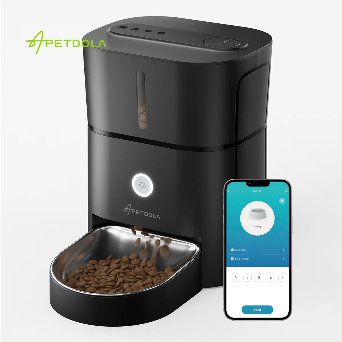 Smart Automatic Pet Feeder – WiFi Remote Control Food Dispenser
