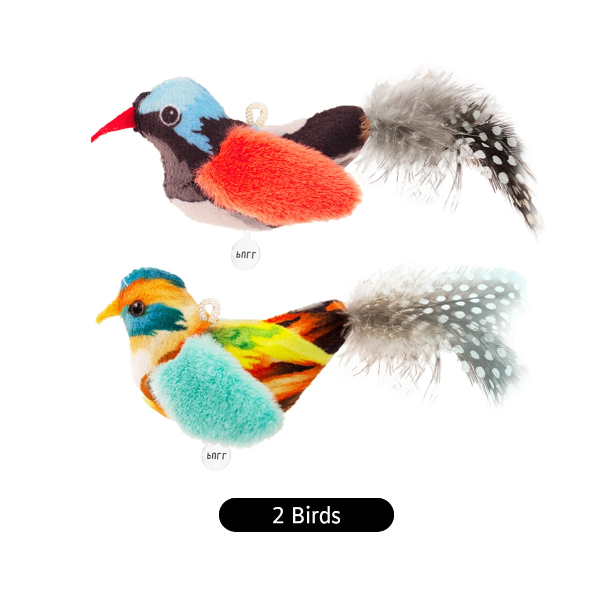 Flapping Bird Cat Toy – Interactive Plush with Realistic Sound & Catnip