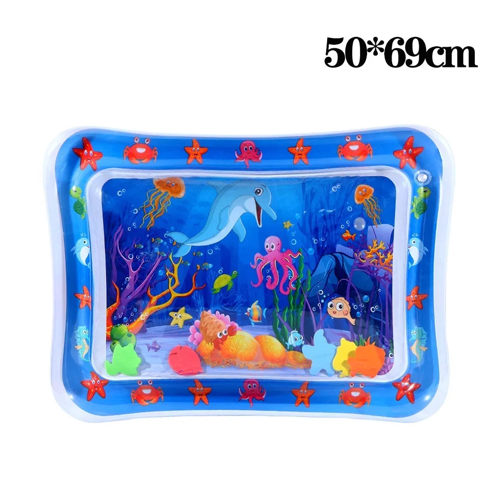 Pet Water Play Mat – Thickened Inflatable Sensory Mat with Fish Design