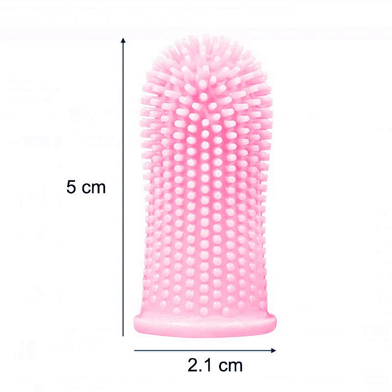 Super Soft Dog & Cat Finger Toothbrush – Gentle Dental Care