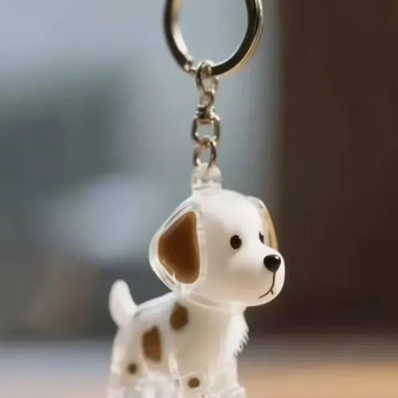 Dog & Cat Fur Keychain – Capsule Pendant for Pet Keepsakes