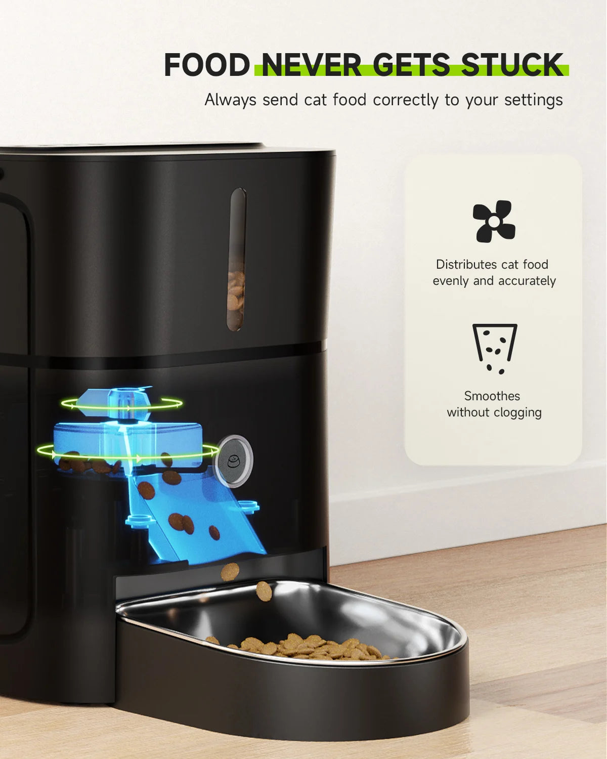 Smart Automatic Pet Feeder – WiFi Remote Control Food Dispenser