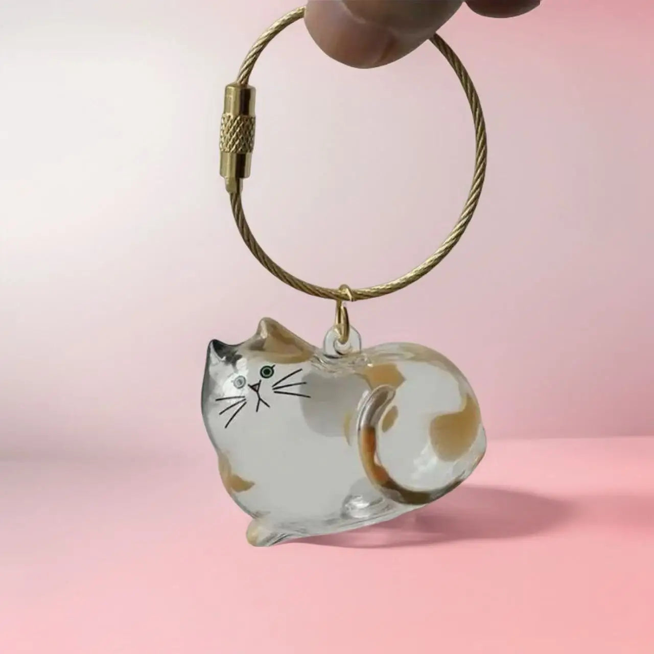Dog & Cat Fur Keychain – Capsule Pendant for Pet Keepsakes