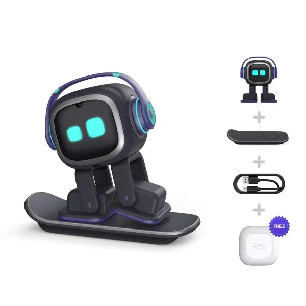 EMO Smart Robot Pet – Interactive AI Companion Toy for Adults & Kids