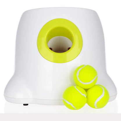 Automatic Dog Ball Launcher – Fun Tennis Thrower for Small Pets