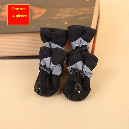 Waterproof Dog Boots – Paw Protection for Rain & Outdoor Walks 4-Pack