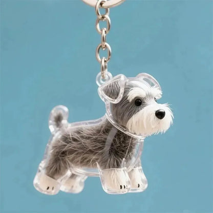 Dog & Cat Fur Keychain – Capsule Pendant for Pet Keepsakes